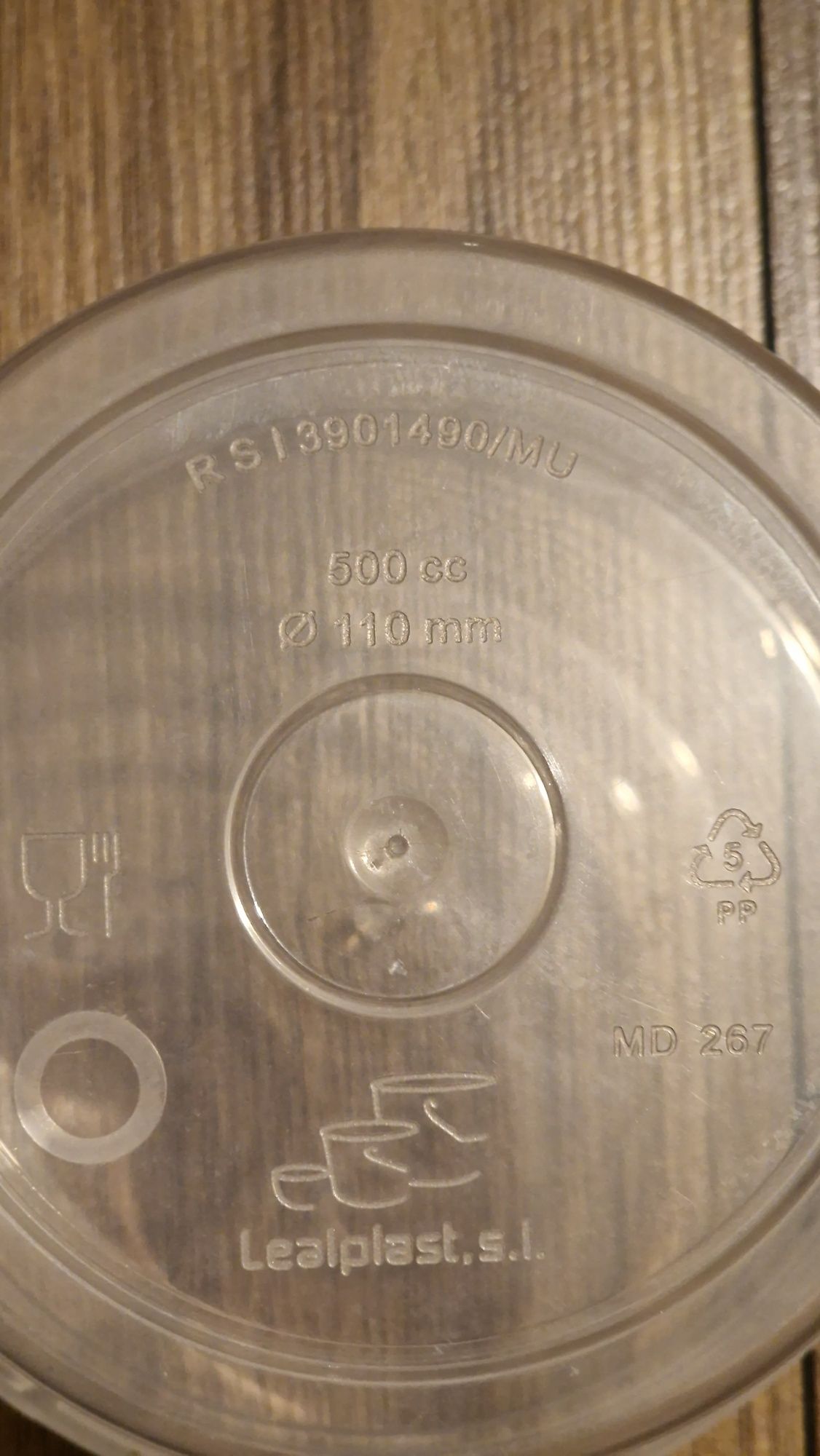 210 unidades Potes sopa 500ml com tampa novos nunca usados