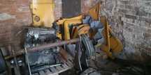 Silnik łyżka krokodyl czesci jcb 3cx