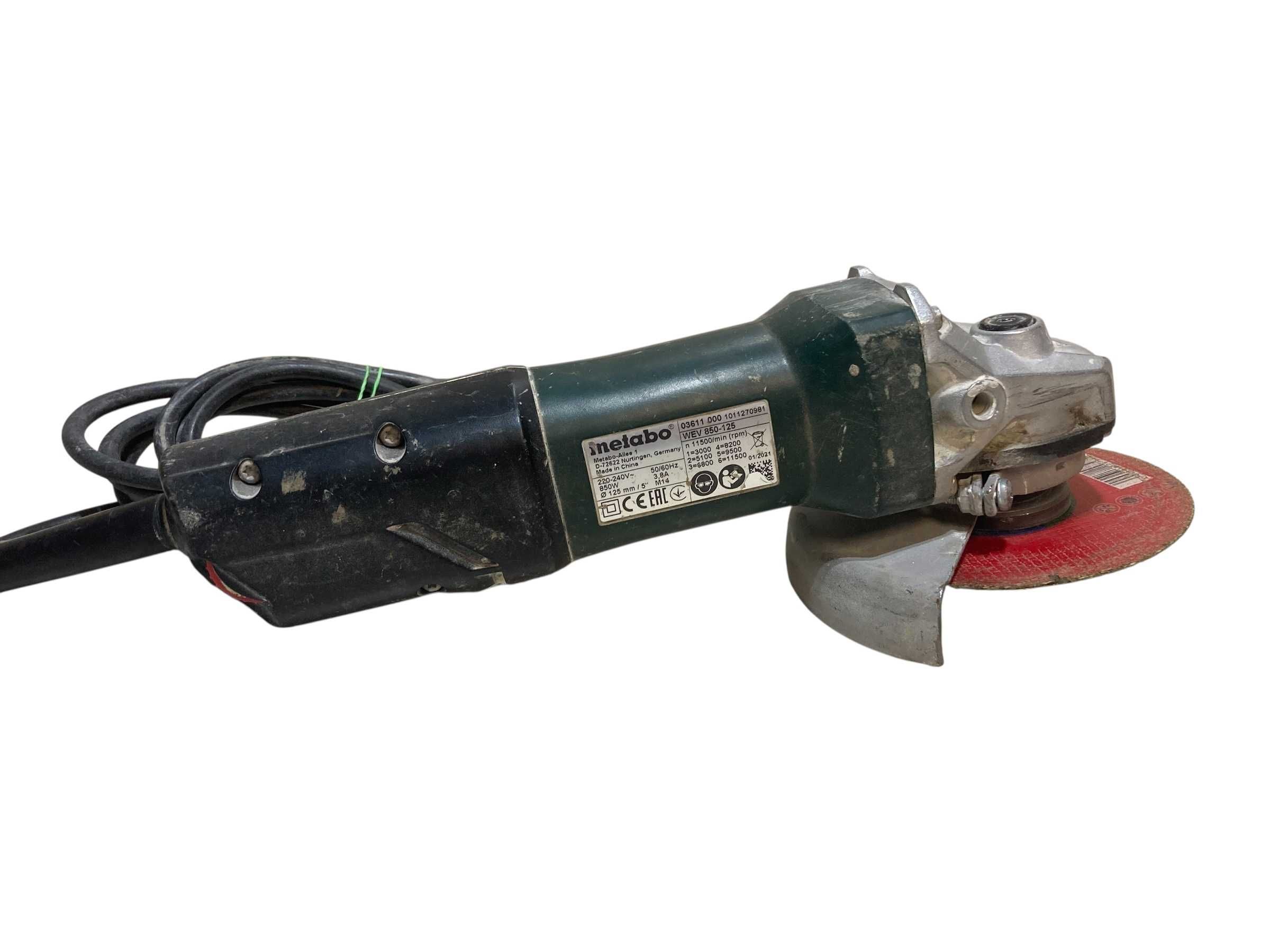 Szlifierka Metabo 850-125 osłona