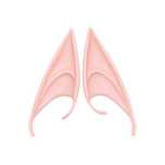Uszy elfa lateksowe anime cosplay przebranie 12 cm Halloween