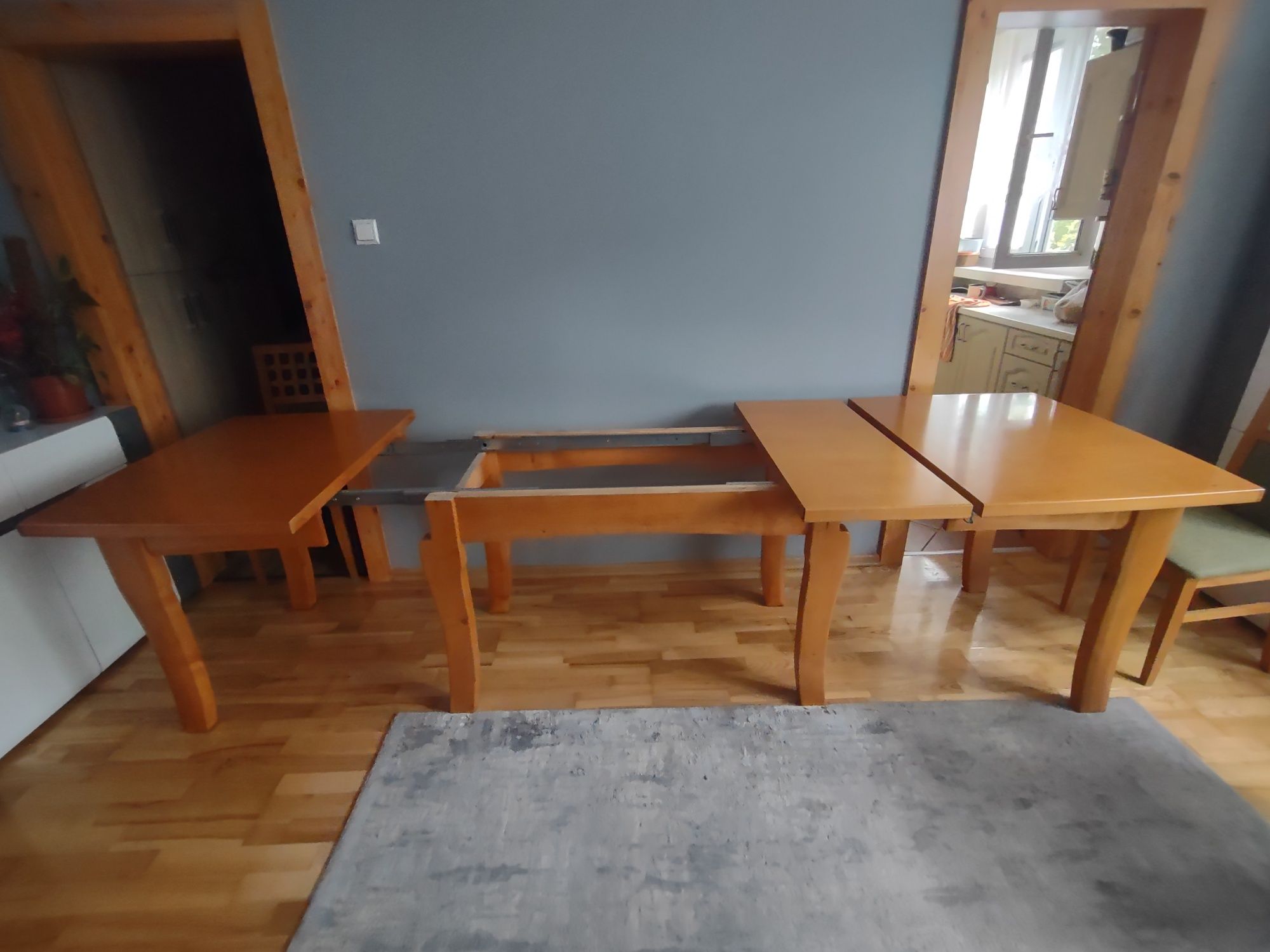 Stół 140x90 cm z litego drewna
