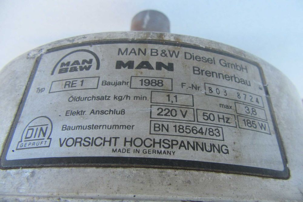 Palnik olejowy rakietowy MAN moc 13-46kW