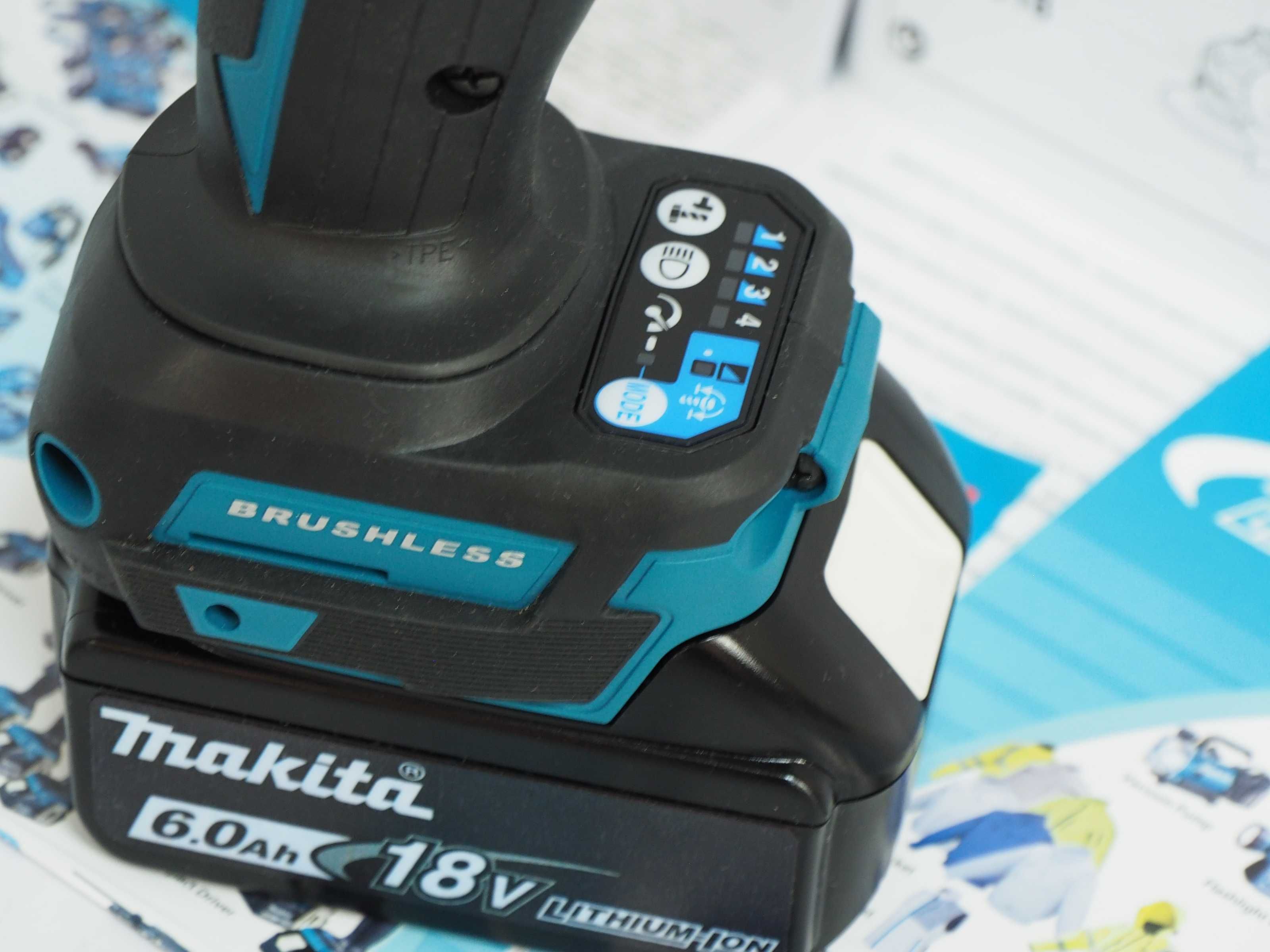 Komplet narzedzi bateria 18v 6ah klucz MAKITA DTW 700 Japan moc 1000Nm