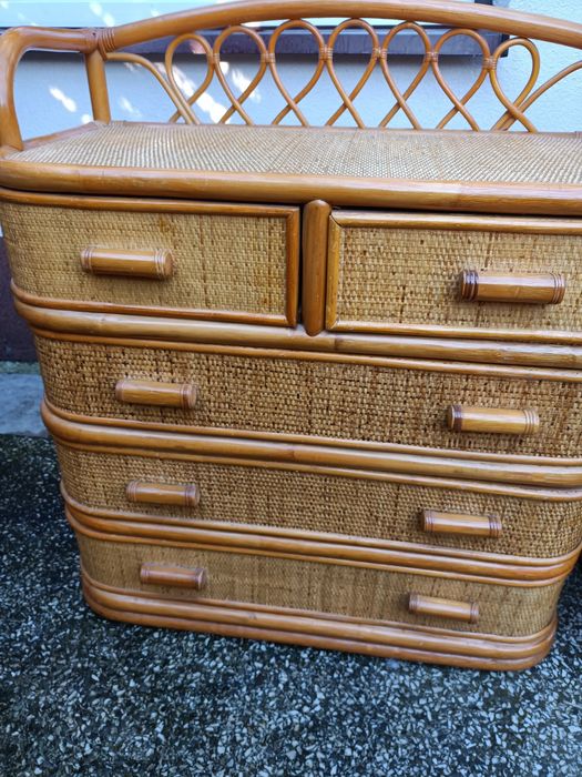 Komplet ratanowy do przedpokoju