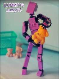Многосуставной подвижный робот DUMMY 13 и МИШКА меняющий форму Lucky