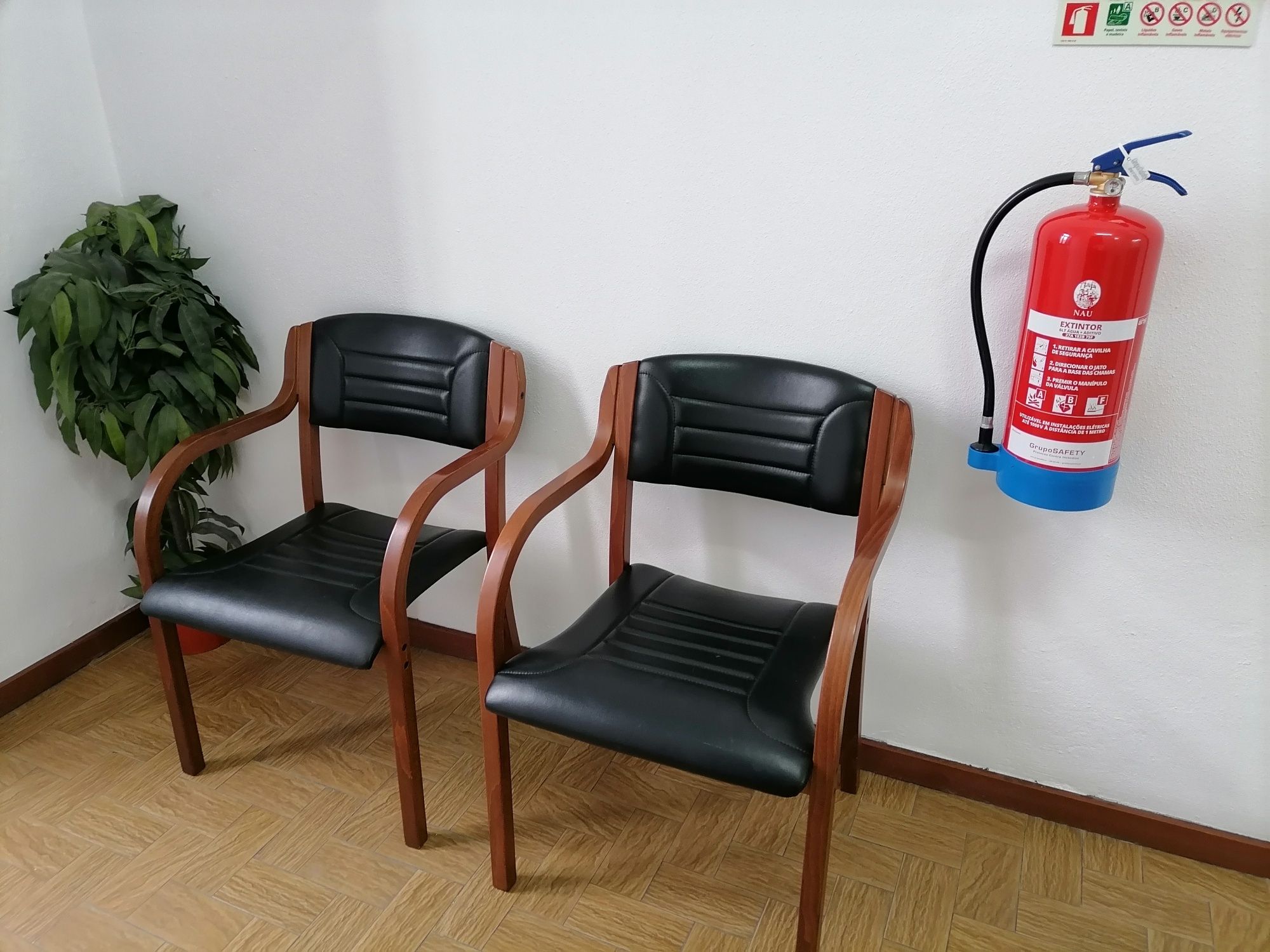 Cadeiras de receção