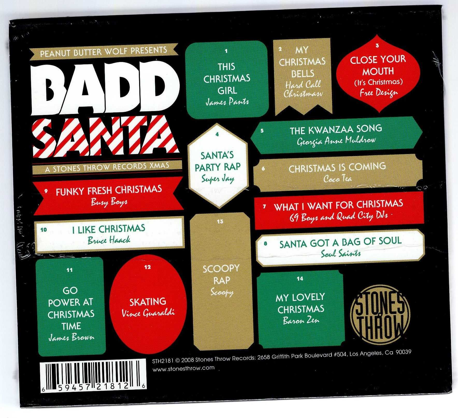 Peanut Butter Wolf - Badd Santa: A Stones Throw Records Xmas (CD)