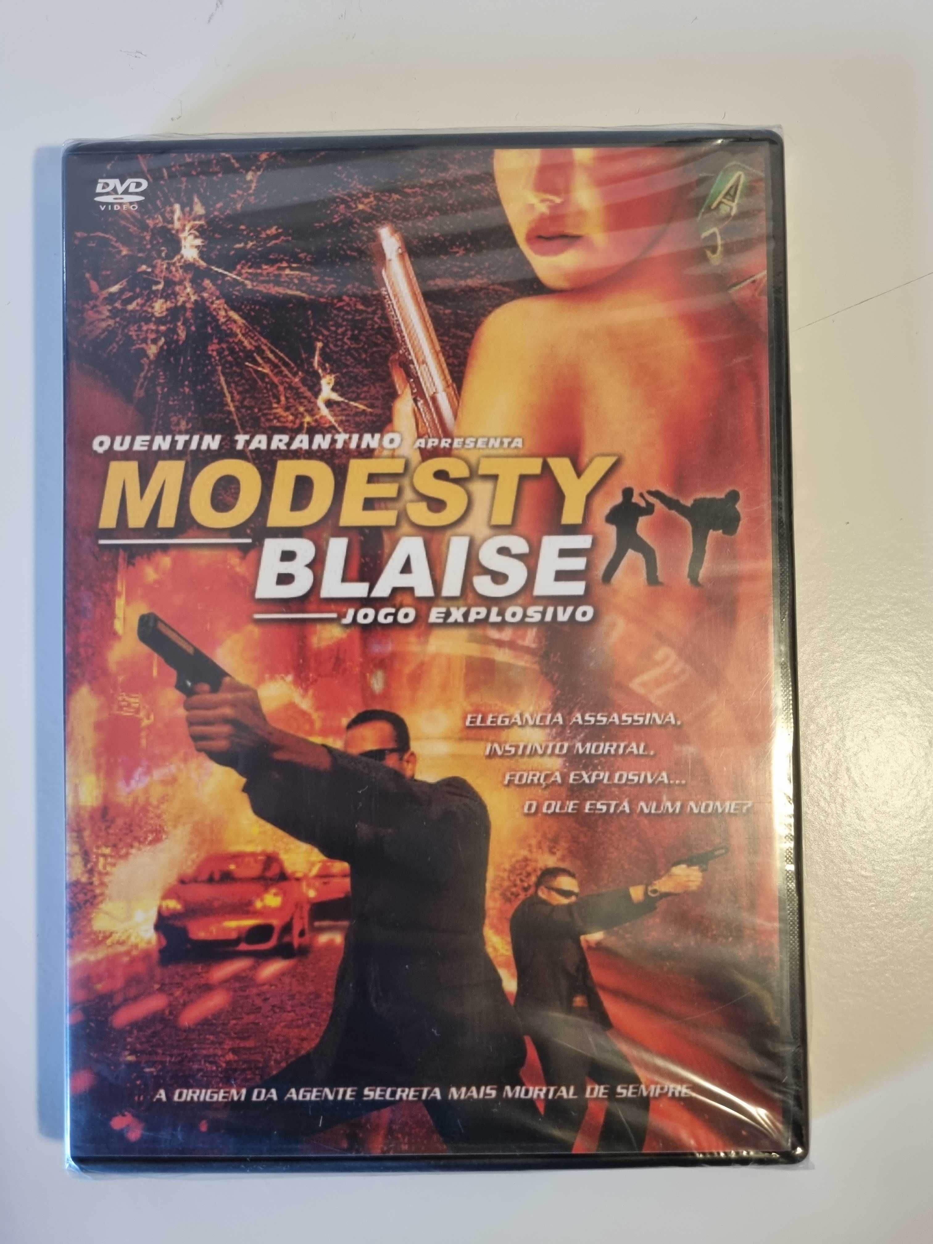 DVD do filme "Modesty Blaise - Jogo Explosivo" NOVO Selado