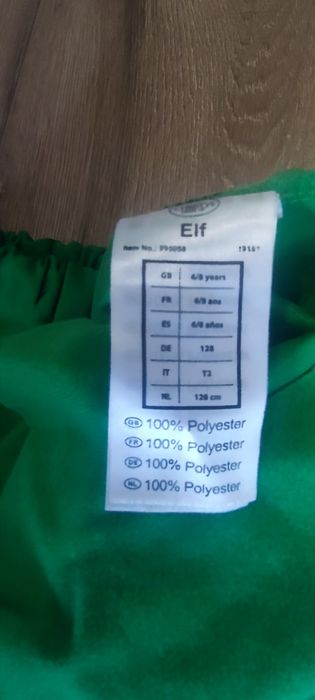 Strój elfa 6 lat