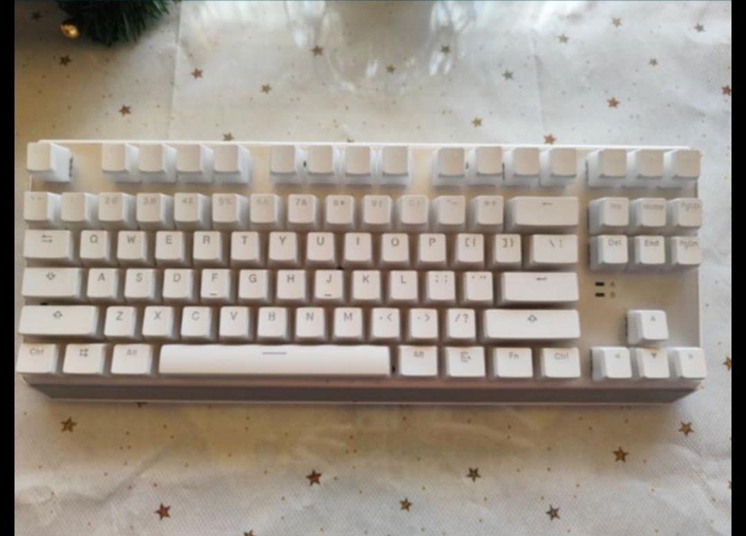 Klawiatura SPC GEAR Onyx White Tournament Kailh Brown RGB Mechaniczna