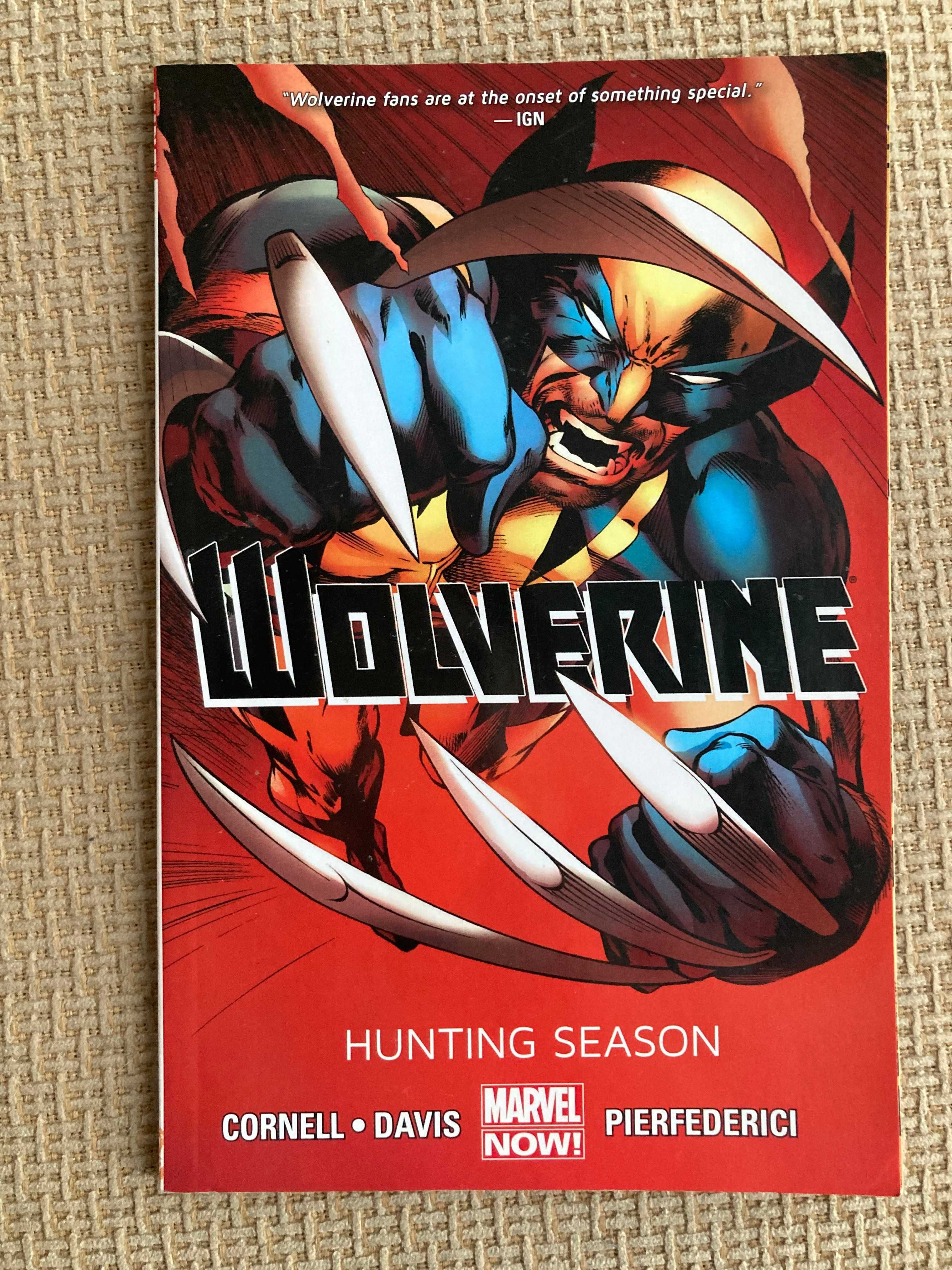 Wolverine Hunting season, komks Marvel, j. ang. Cornell Davis