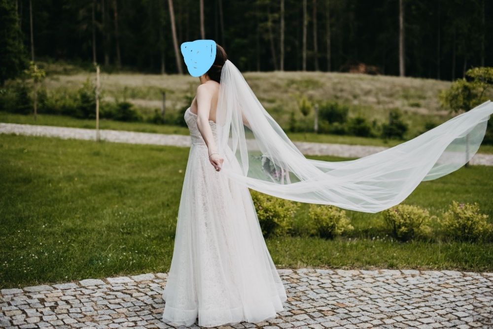 suknia ślubna sweatheart 44055 sincerity justin alexander ivory 38 M