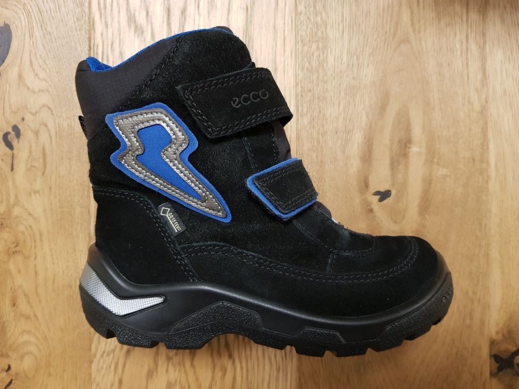 ECCO Snowride Buty zimowe 28 wkł. 18,3 cm Śniegowce Gore-Tex Skóra