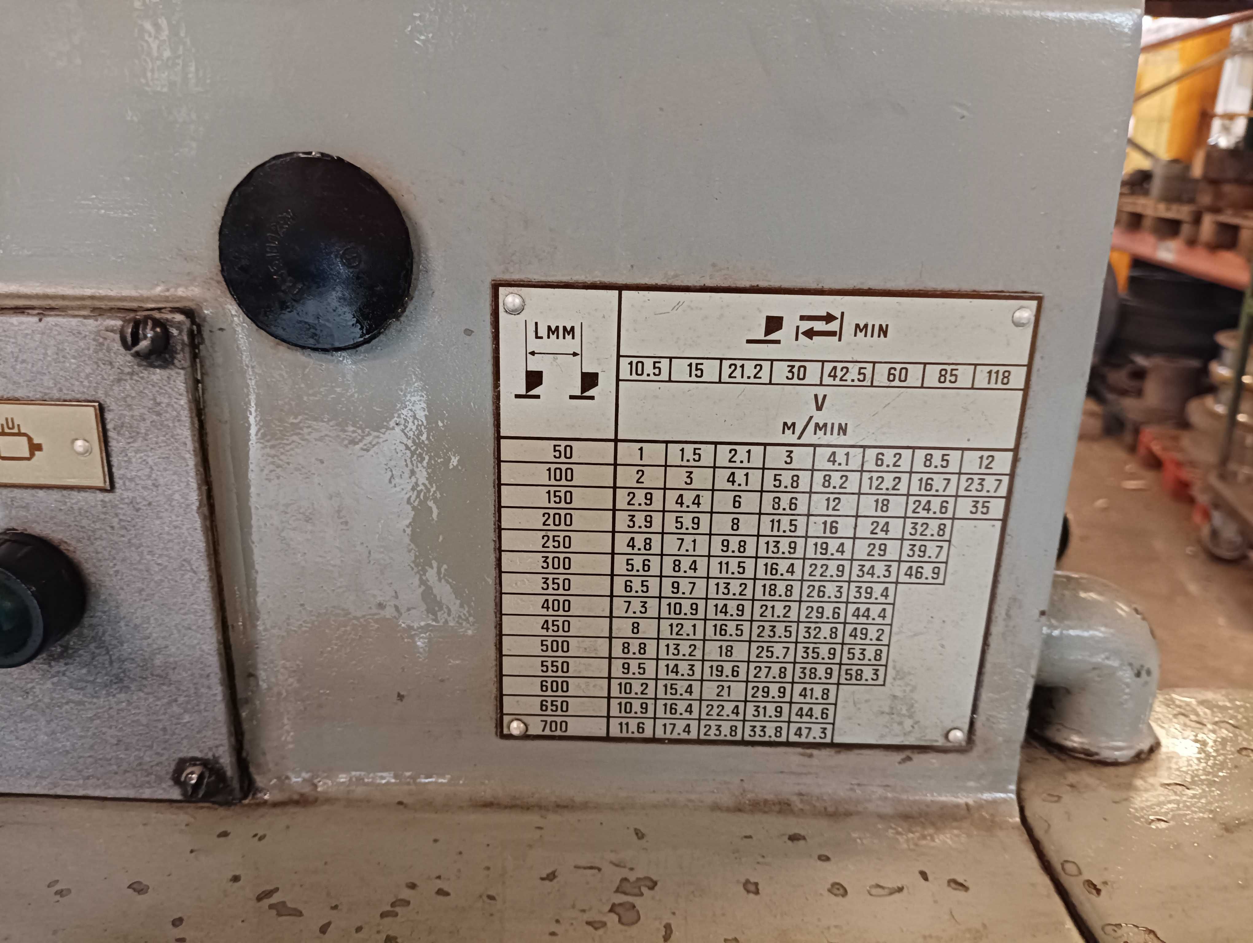 Strugarka poprzeczna STANKOIMPORT 7307 RT