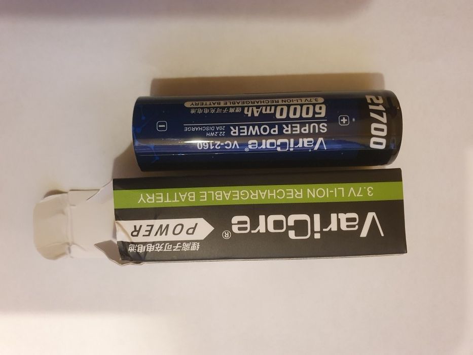Akumulator Li-ion 21700, 6000mAh