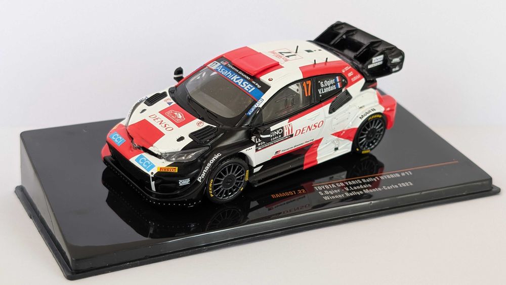 Ixo 1:43 Toyota GR Yaris Rally1 Hybrid WRC Ogier Rali Monte-Carlo 2023