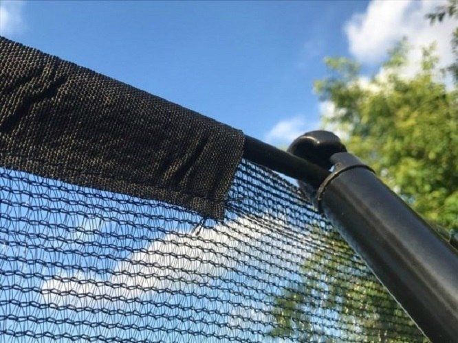 Trampolina Ogrodowa 435cm/14ft czerwona Maxy Comfort Plus Z Wewnętrzną