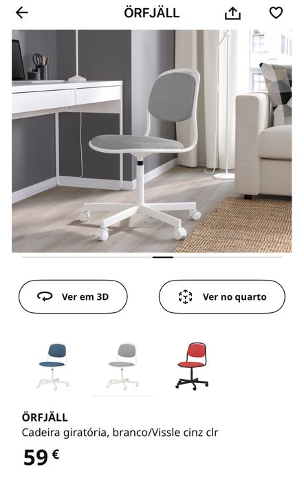 Cadeira giratória de escritório