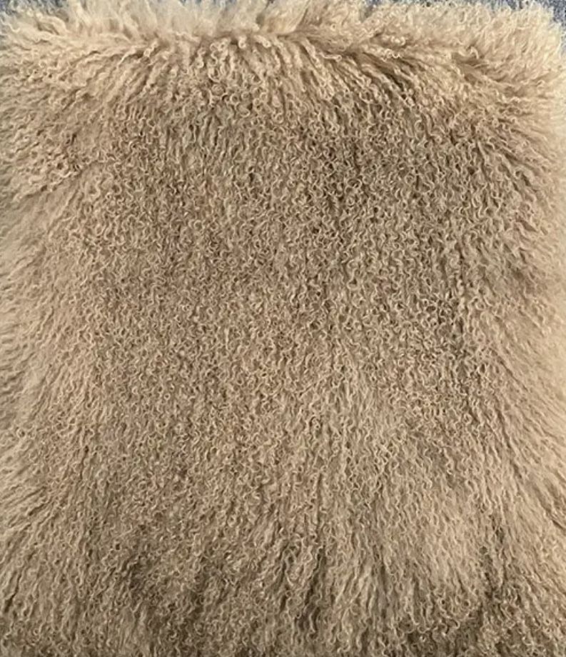 Futro z lamy futro naturalne lama czarna kolory