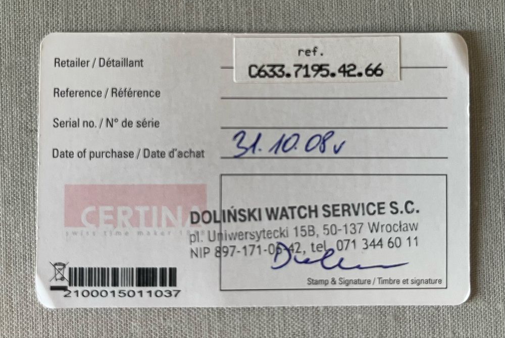 Certina DS Automatic