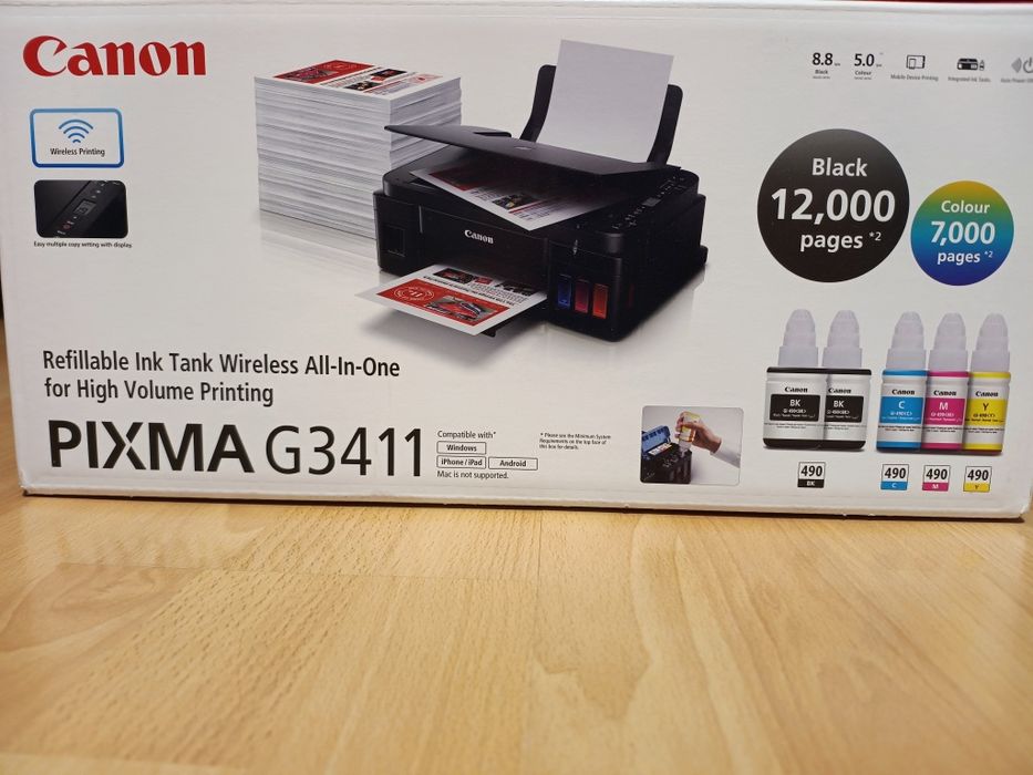Drukarka urządzenie wielofunkcyjne Canon PIXMA G3411