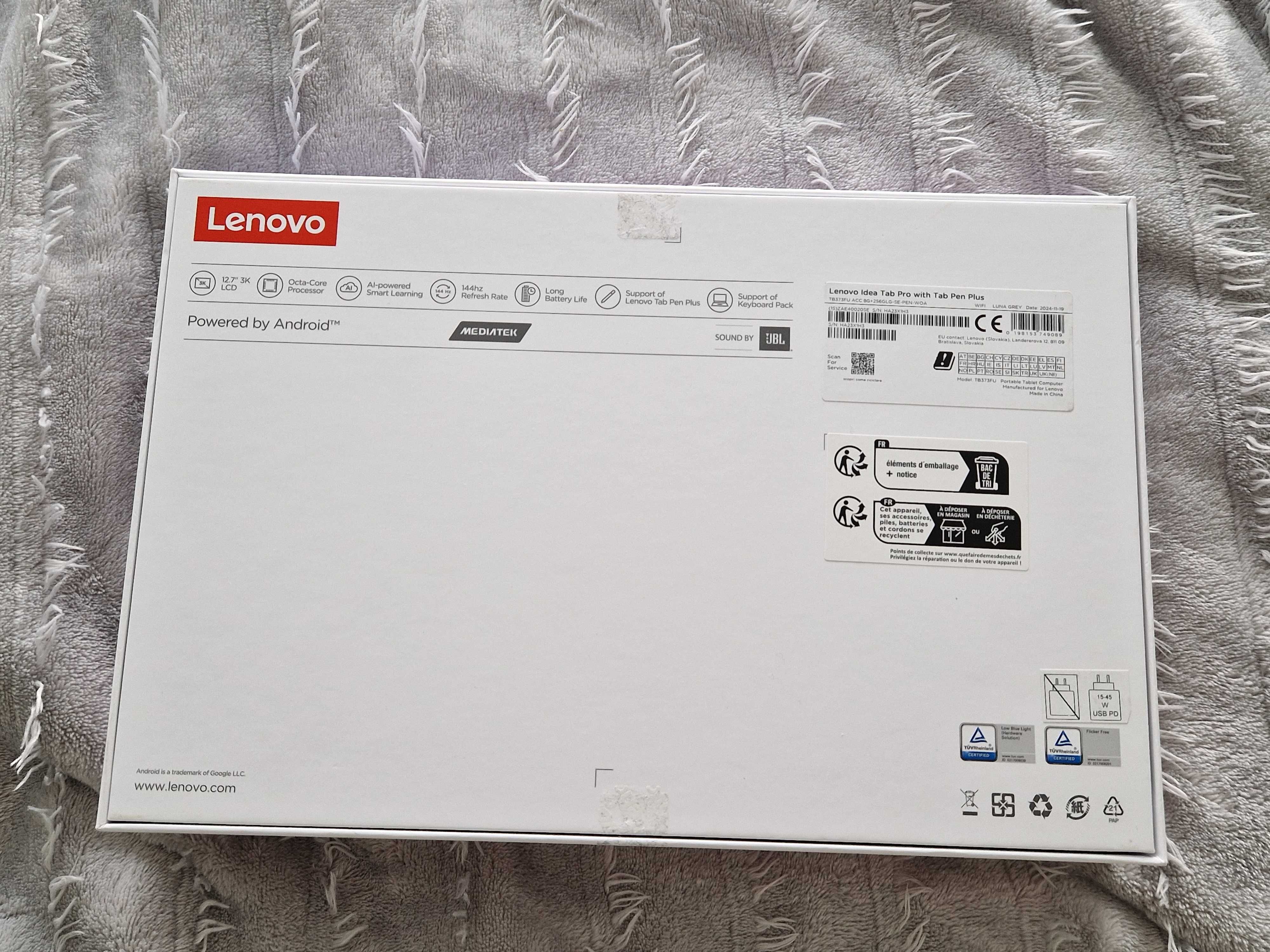 Tablet Lenovo Idea Tab Pro 8 RAM 256 GB nowy z rysikiem Tab Pen Plus