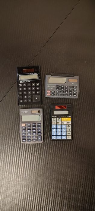 Kalkulatory kieszonkowe x 4