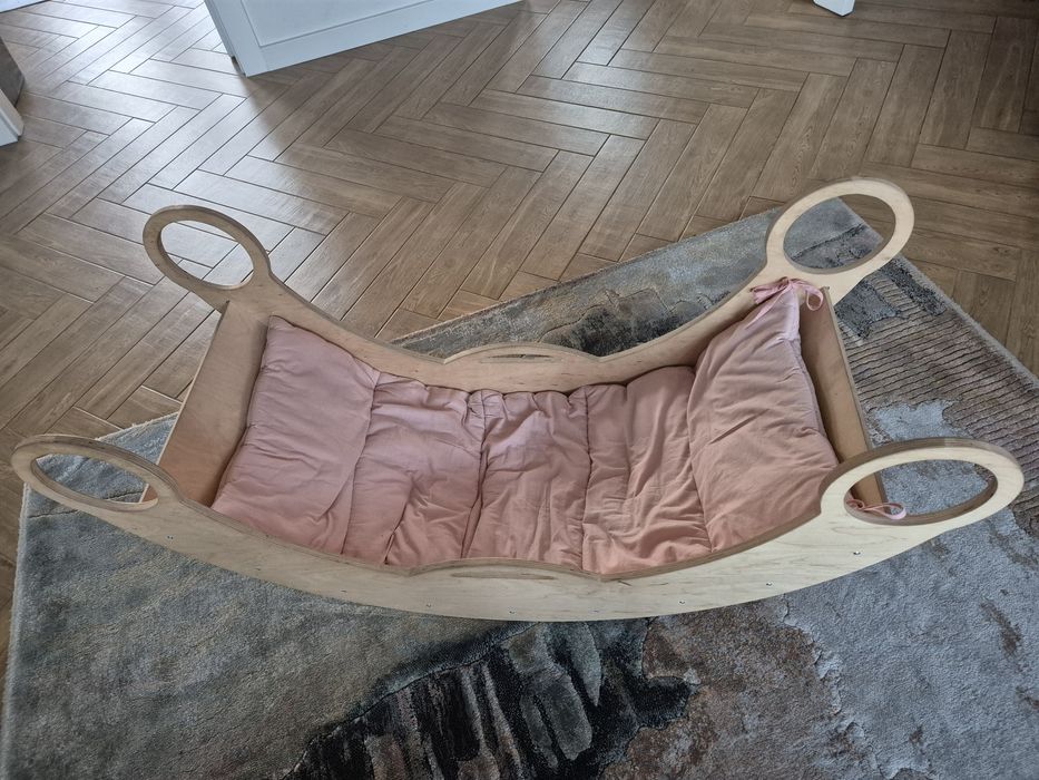 Bujak drewniany z poduszką