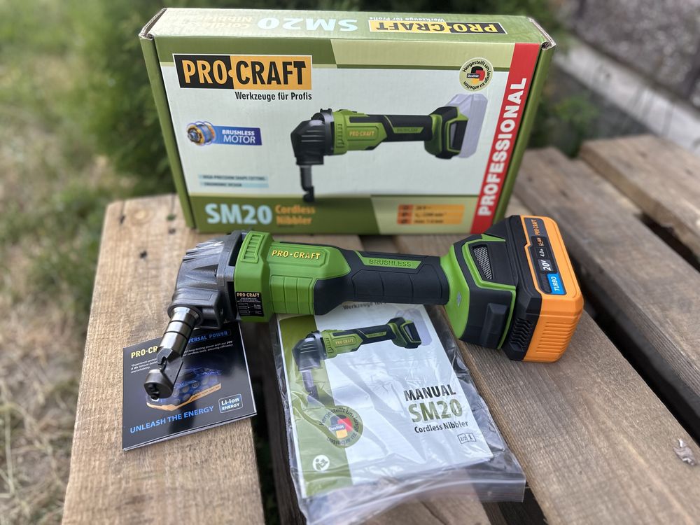 Акумуляторні ножниці по металу Procraft SM20