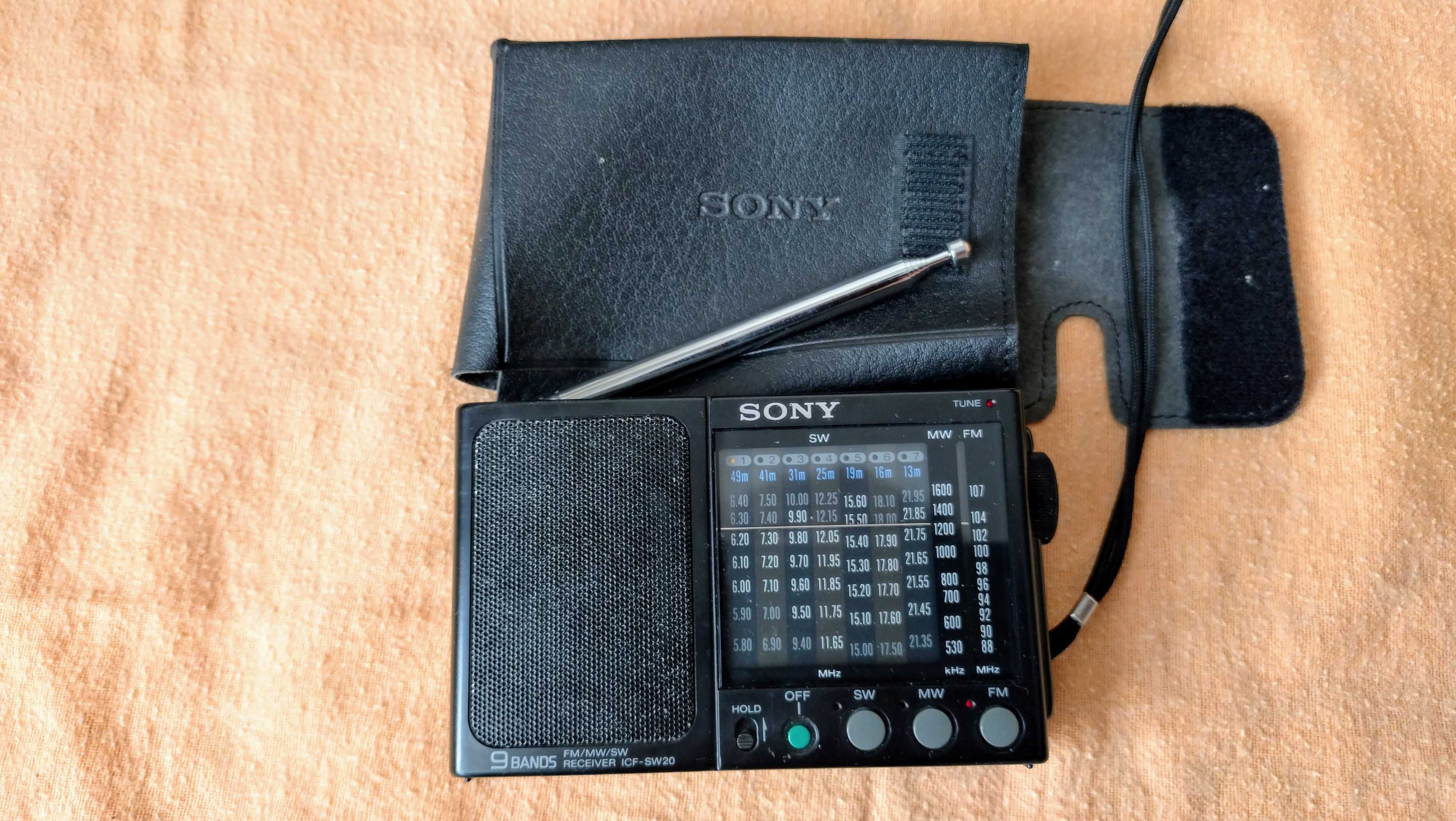 Radio Portatil Raro Sony ICF-SW20 9 Bandas
