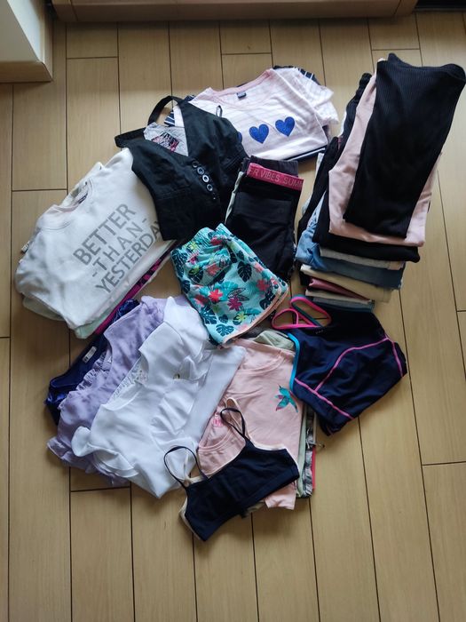 Zestaw ubrań dla dziewczynki 158/164