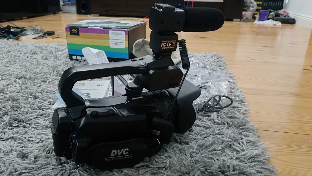 Kamera Wideo Full HD 4K z Mikrofonem, dotykowa