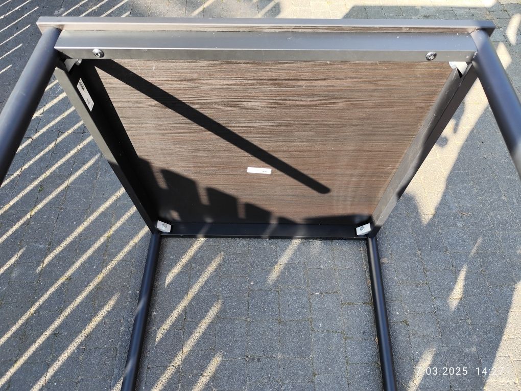 Stolik Sandsberg Ikea 67x67 w kwadracie wys 75 Ikea BRW brązowy stół