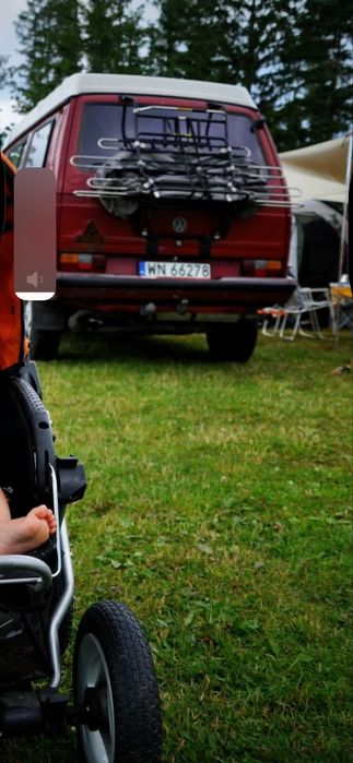 Bagażnik rowerowy VW T3 Paulchen 4 rowery Syncro Westfalia Joker