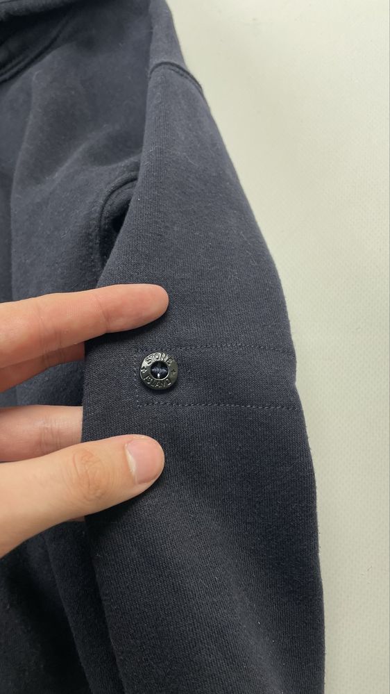 Худи Stone island темно синий М