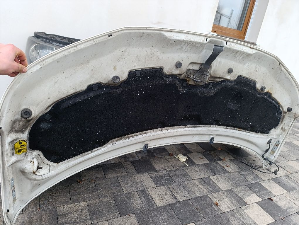 Kompletny przód VW t5 lift biały LB9A maska zderzak lampy pas przedni