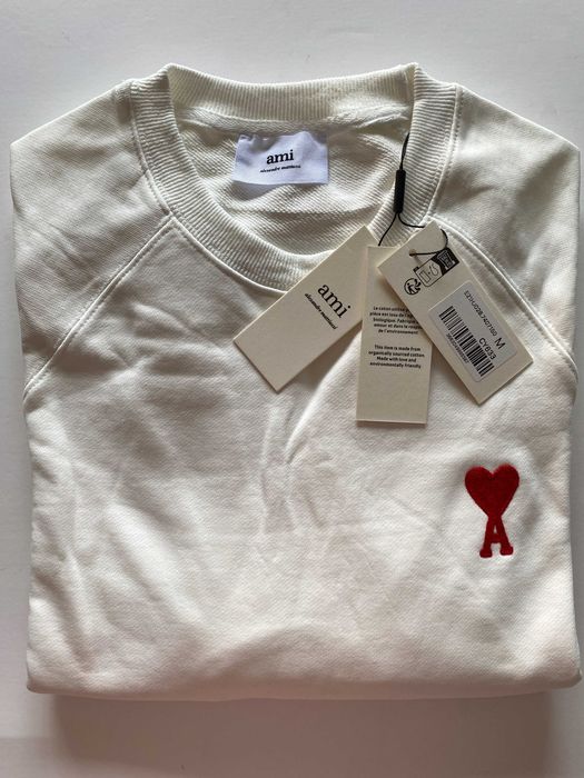 Camisola | Suéter Ami Paris | M | Branco | Sweater