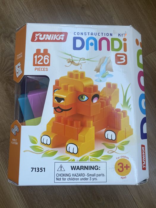 Конструктор для найменших, 126 деталей, розвиваюча іграшка