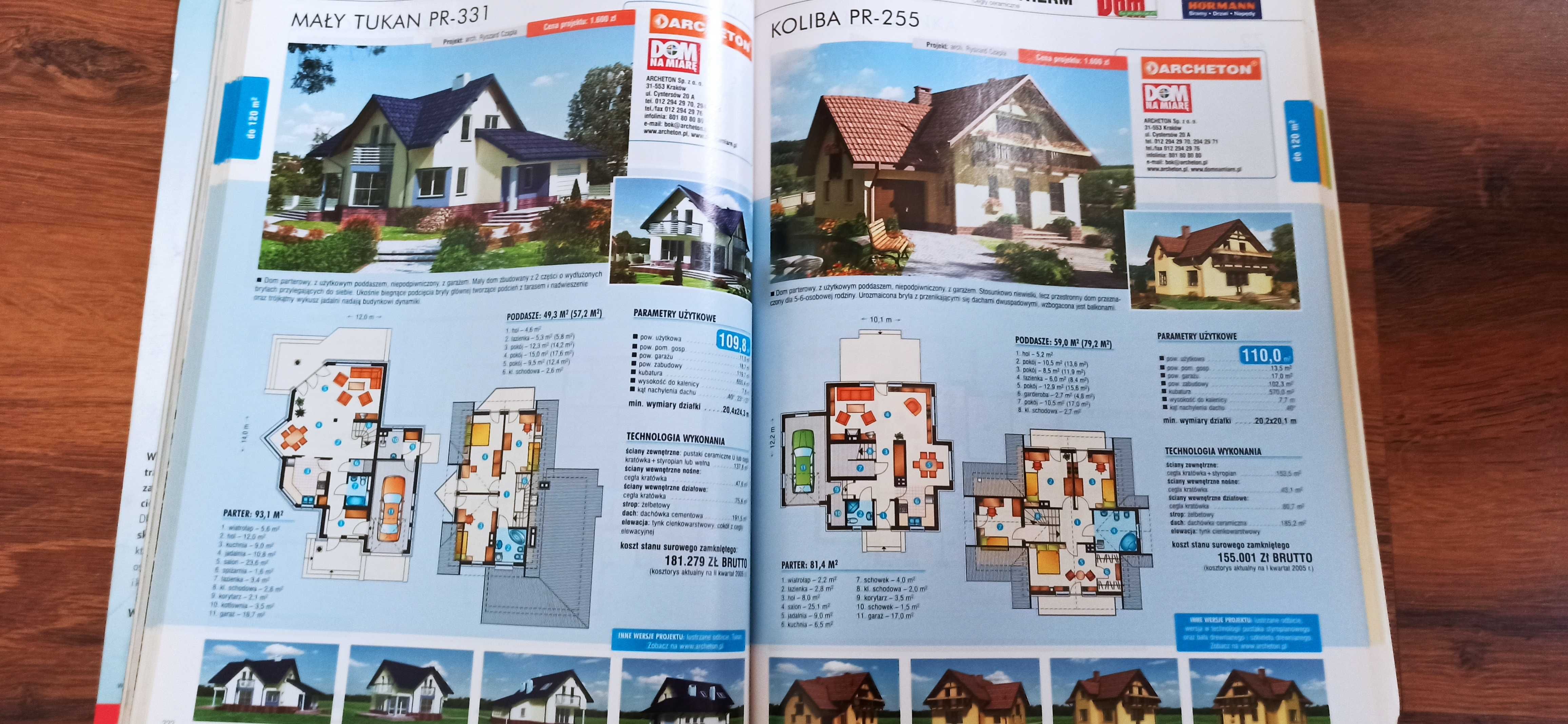 Katalog - Najlepiej sprzedawane projekty domów, 429 planów