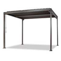 Pergola Alu  z ruchomymi lamelami - 300/230/300cm - antracyt