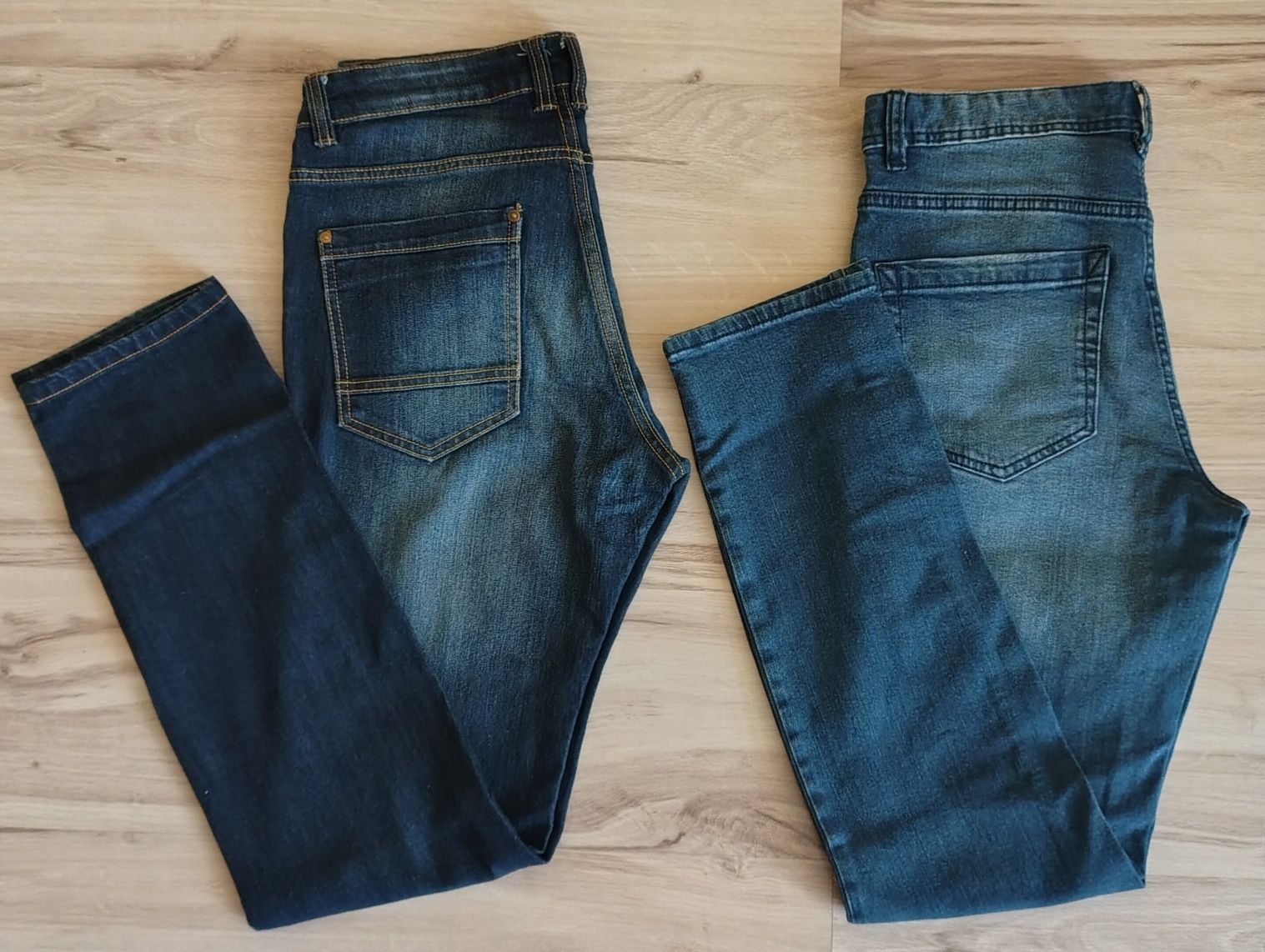 Spodnie męskie jeans jeansowe 2 pary