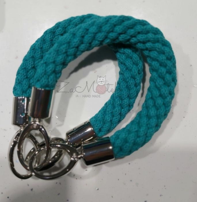 Liny uchwyty do obag kolory zieleń morska pachnące 40cm beach, mini