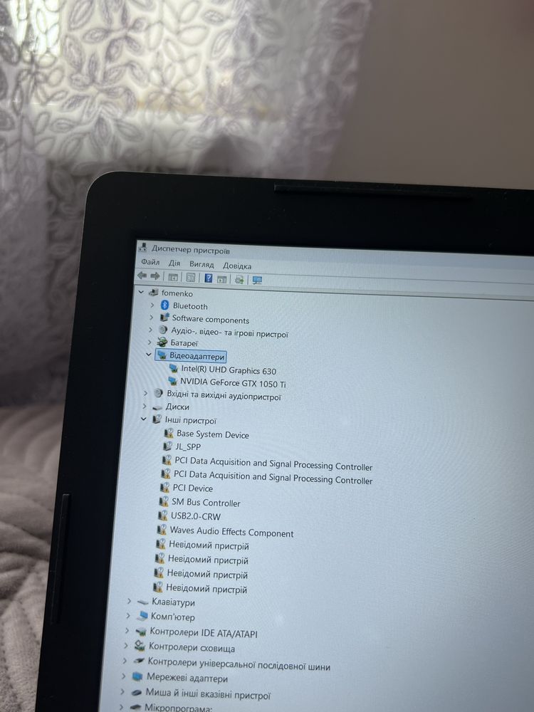 Ігровий ноутбук dell g3 i7-8750h/gtx 1050ti/ ssd/ddr4