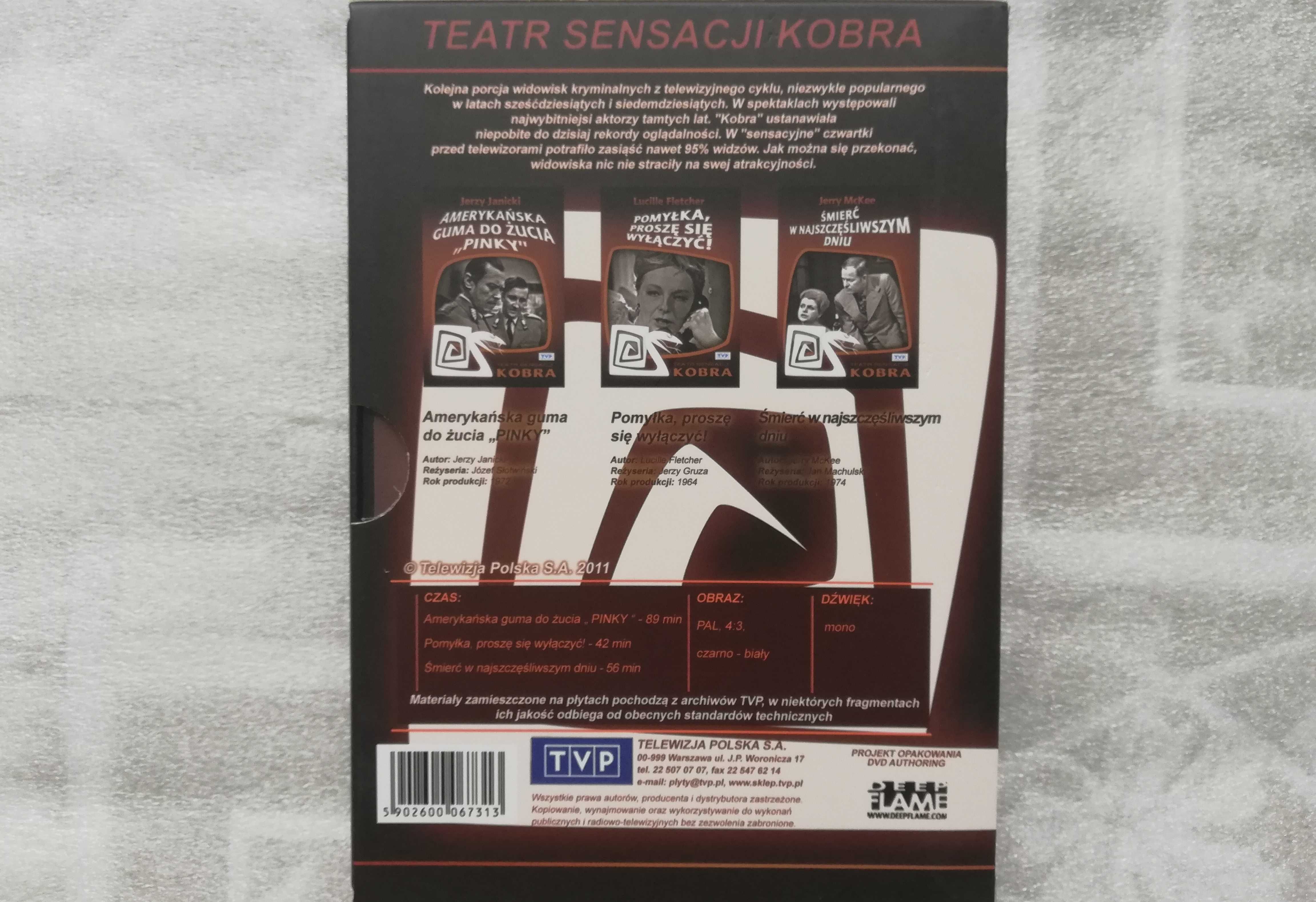 Płyty DVD Kobra II - trzy spektakle