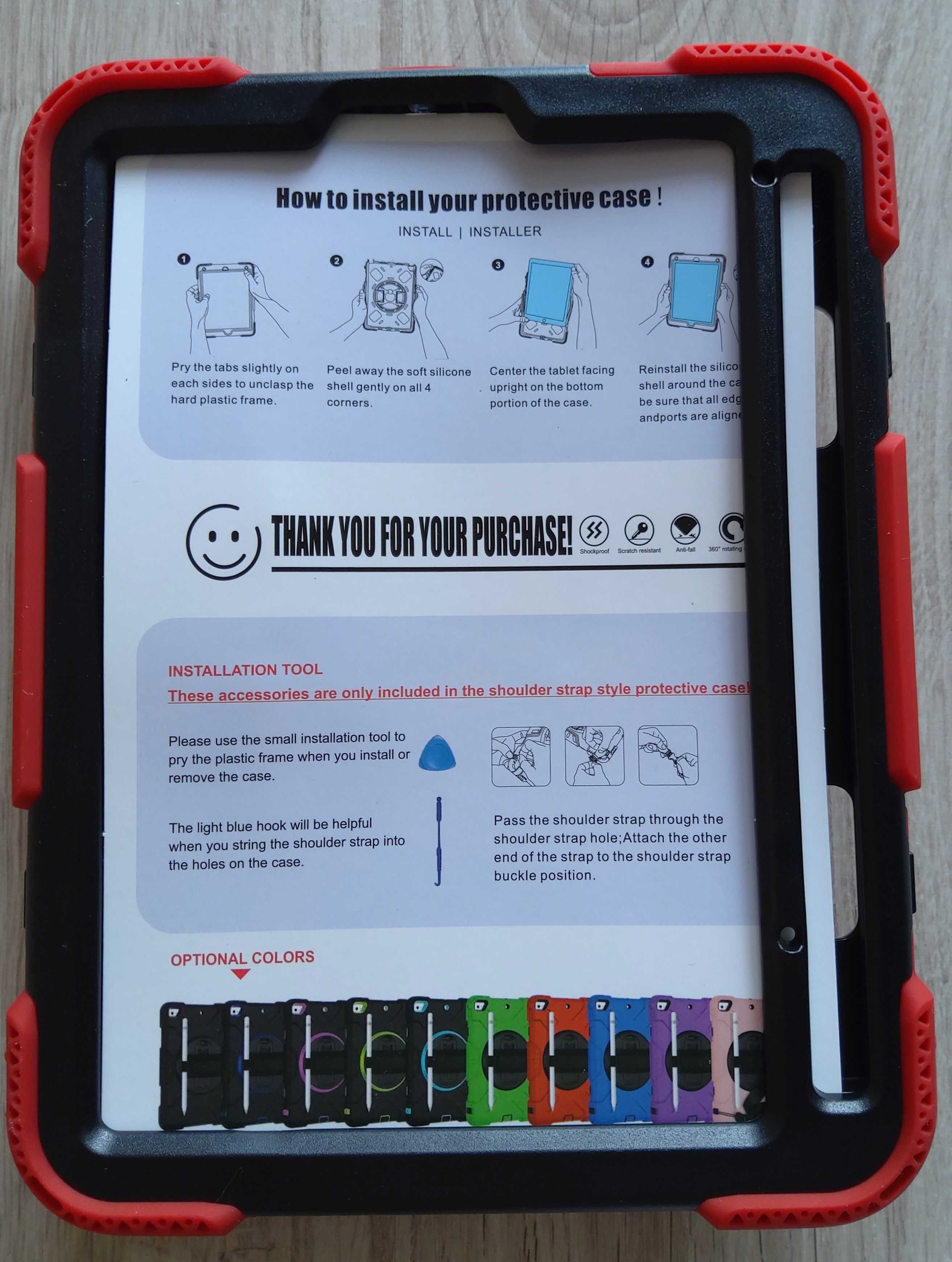 Etui case obudowa czerwona do tablet iPad Mini 6