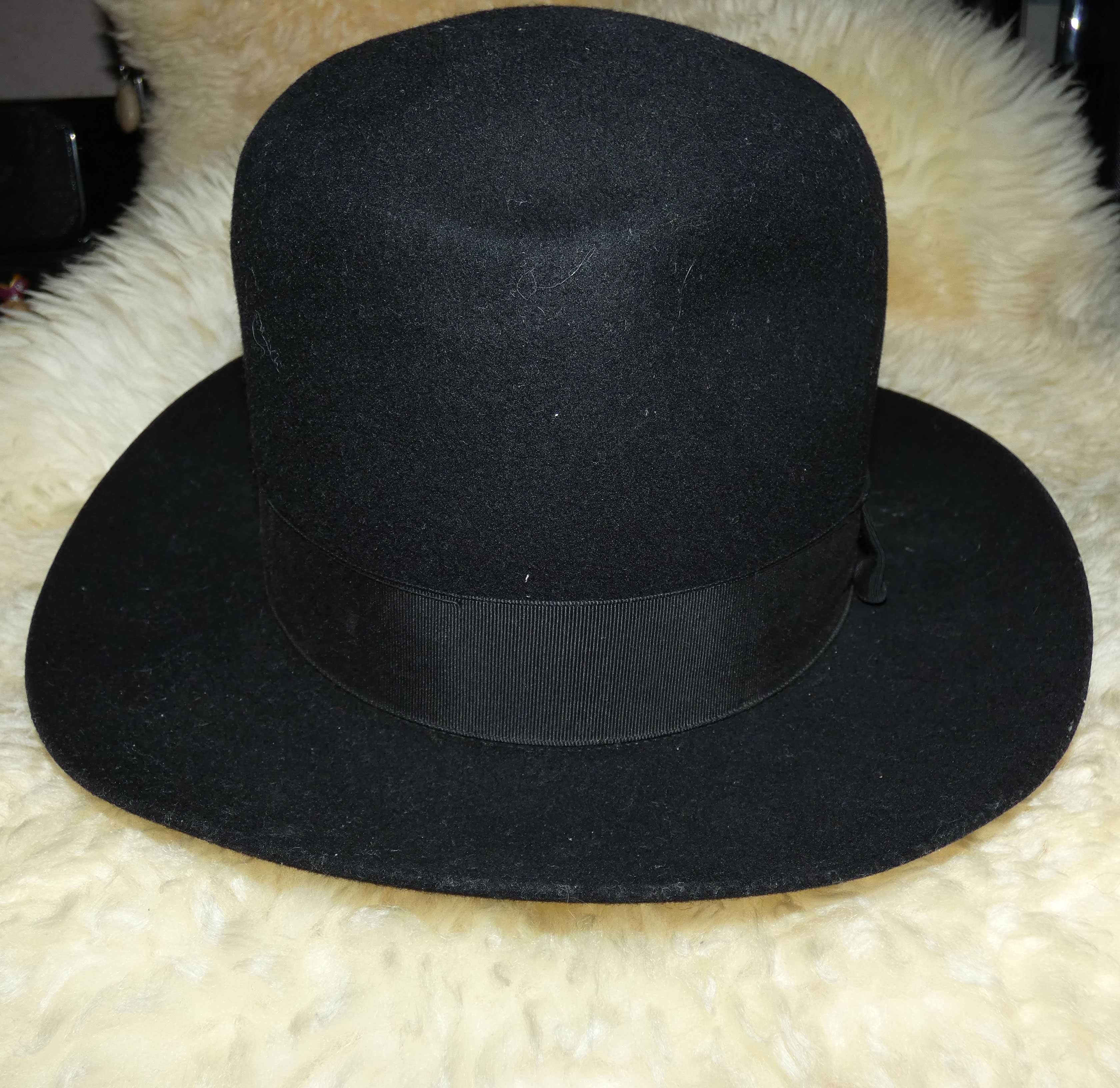 Винтажная фетровая шляпа котелок от Panther 1940х-60х годов
