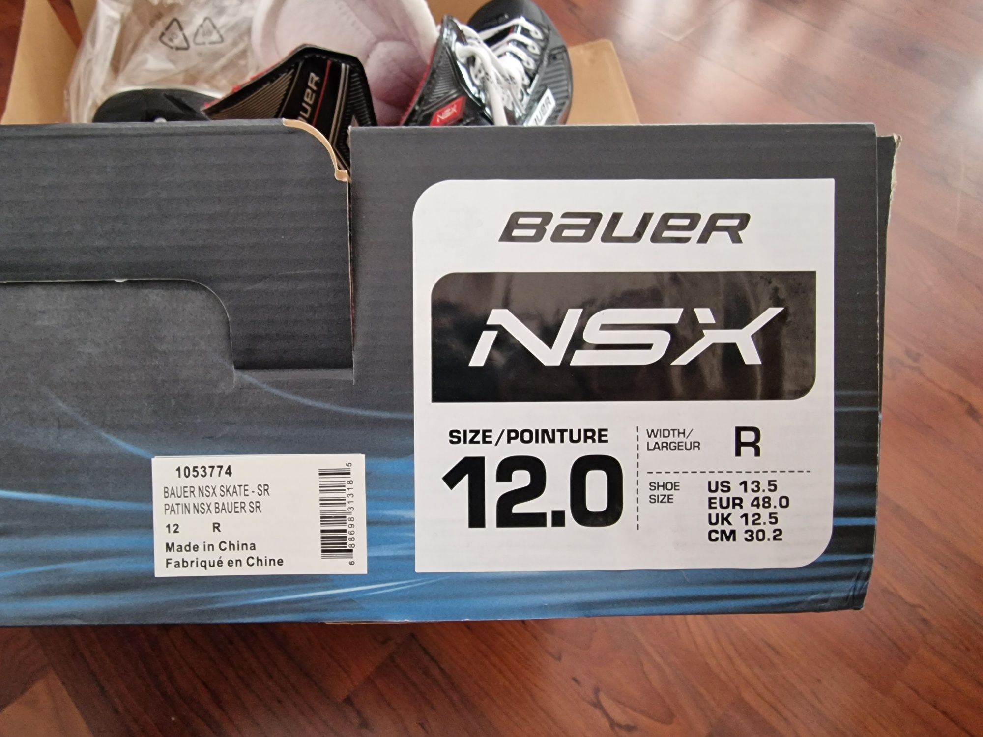 Łyżwy hokejowe Bauer NSX SR 48