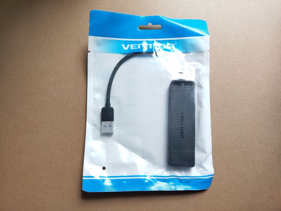 Новый хаб от Vention на 4 USB 3.0 разъема с micro USB питанием (15 см)