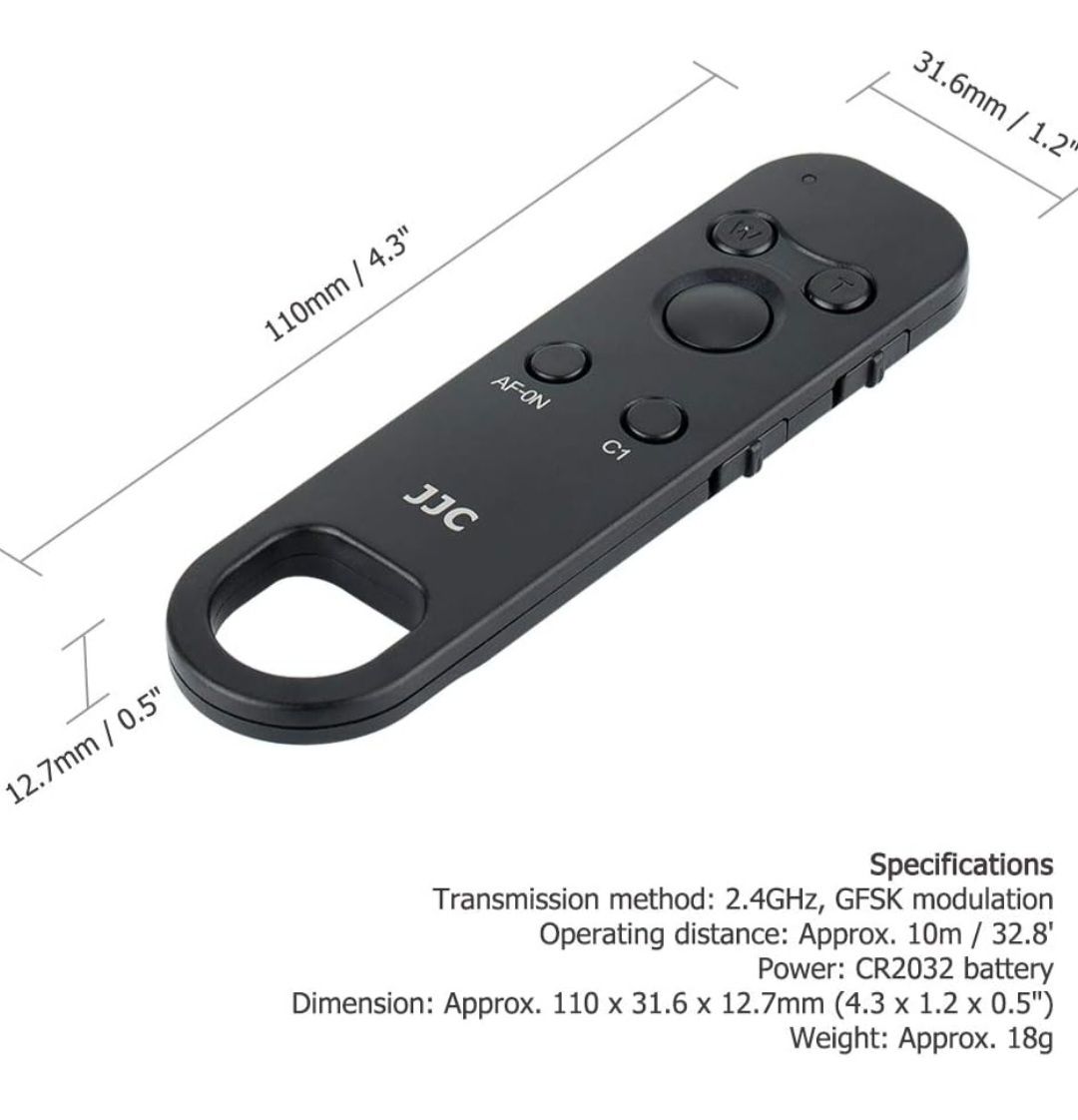 JJC RMT-P1BT pilot Bluetooth zdalnego sterowania dla Sony A6700