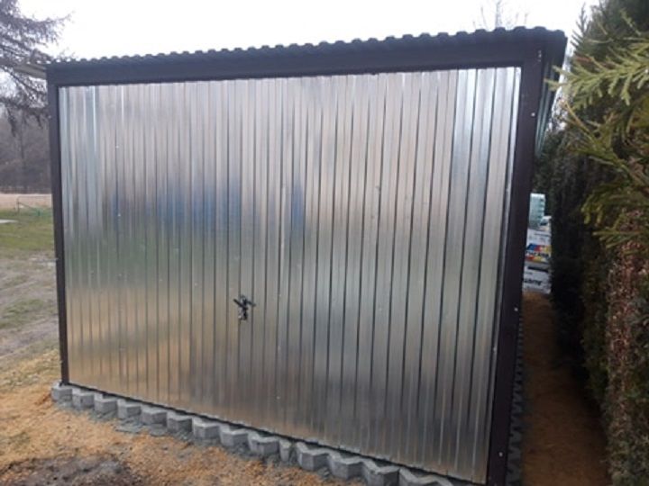 Garaż blaszany 3x5 z bramą uchylną! Blaszak Garaże 4x6 4x5 7x6 6x5 9x5